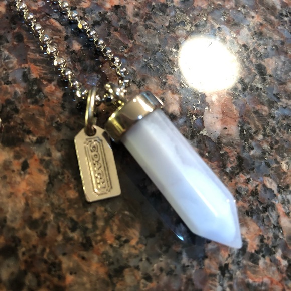 Coach Jewelry - COACH Agate Stone Necklace Coach Jewelry - COACH Agate Stone Necklace